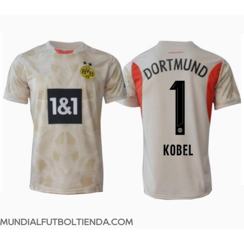 Camiseta Borussia Dortmund Gregor Kobel #1 Portero Primera Equipación Replica 2024-25 mangas cortas